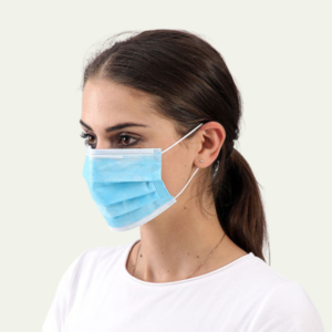 Barbijo Recto 3 Capas con Elástico