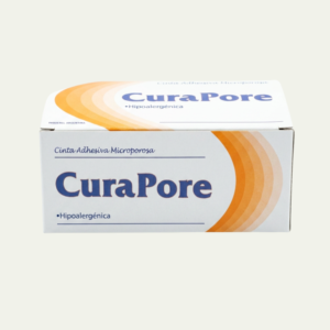 tela adhesiva microporosa CuraPore 2,5cm x 9m - Droguería Cuyomed