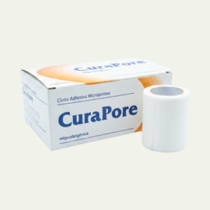 Tela Adhesiva CuraPore Microporosa Hipoalergénica - Droguería Cuyomed