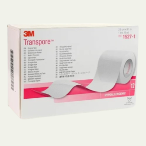 tela adhesiva transpore hipoalergénica 2.5cm - Droguería Cuyomed