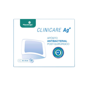apósito postquirurgico antibacterial Clinicare Ag+ 10x10 cm - Droguería Cuyomed - mendoza