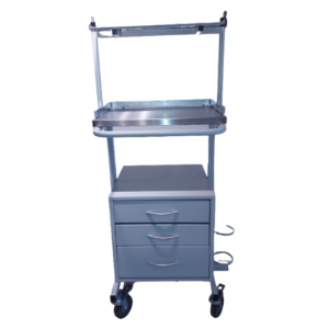 carro porta equipos metálico - droguería Cuyomed