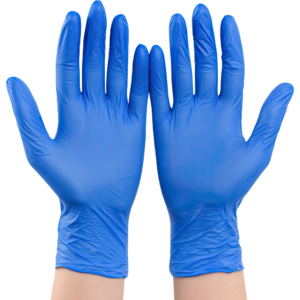 guantes de examen nitrilo sin polvo - droguería cuyomed